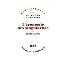L'économie des singularités
