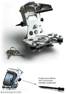 Handys ohne Vertrag: Garmin: Abschlie�bare Motorradhalterung f�r StreetPilot 2610, 2620, 2650 CF