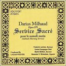 Milhaud: Sabbath Morning Service