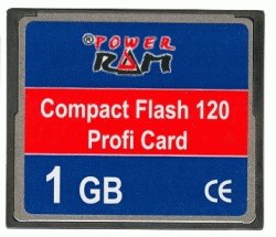 Camcorder: Compact Flash Card (CF) 1024MB PowerRam 133x
