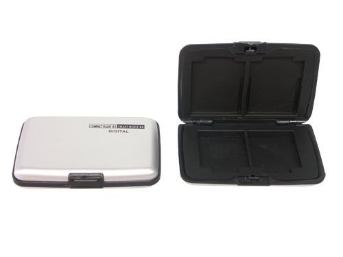 Elektronik und Foto: Aluminium Case f�r 4x SM + 2x CF Karten