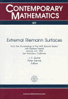 Extremal Riemann Surfaces: From the Proceedings of the Ams Special Session With Related Papers January 4-5, 1995 San Francisco, California (Contemporary Mathematics)