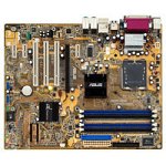 Elektronik und Foto: Asustek Computer P5GD1PRO+EN5750/TD/128MB Sockel 775 Mainboard und Grafikkarte