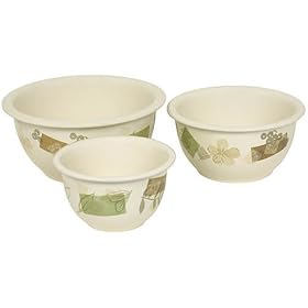 Corningware Corelle Coordinates 3-Piece Bake-and-Serve Set, Textured Leaves by CorningWare