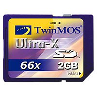 TV Ger&auml;te: TwinMOS Ultra-X SD 2048.0 MB SecureDigital Card 2048 MB 66x