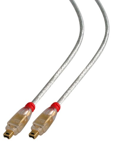 Lautsprecher: Lindy Premium Firewire-/ IEEE1394-Kabel, 4 Pol an 4 Pol Stecker, 4,5m, 800 Mbps komp.