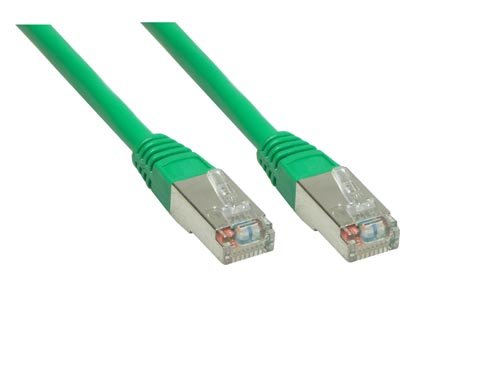Festplatten: S-FTP Patchkabel Cat.5e, 15m, gr�n