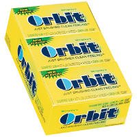 Orbit-Wrigley's Sugarfree Gum, 12/14ct Packs, Lemon-Lime