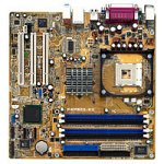 Elektronik und Foto: ASUS P4P800-MX Motherboard Socket478 Intel 865GV 3P VGA LAN SATA SOUND ATX