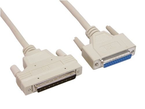 Festplatten: SCSI-III Kabel, HPD 68pol Stecker an 25pol Stecke