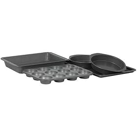 Baker's Secret 5-Piece Nonstick Bakeware Set by Baker's Secret