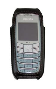 Telekommunikation: JimThomson: Ledertasche Turn-line f�r Siemens *top