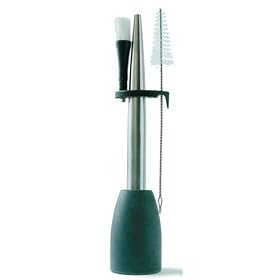 iSi K8610 Pro Silicone Standing Baster Set, Black Stainless Steel by ISI