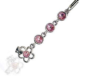 Festplatten: SUSHI Handyschmuck Swarovski Butterfly on Flower SC04