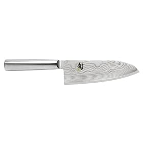 Shun Steel 7-Inch Wide Santoku Knife by Asian Knives