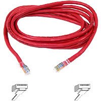 Kamerazubeh&ouml;r: Belkin A3L791B01MHBR50 Patchkabel Kat5 STP rot 1.0 m 50 Pack