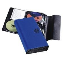 Camcorder: CD/DVD Tasche Mobil hellblau f.64St M.TASCHE+INDEXBLATT+KLETTVERSCHL