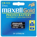 Maxell 2-Pack 3-Volt Lithium Photo Battery For Cameras (CR-1232B)