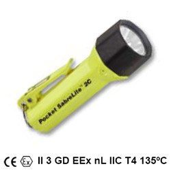 Projektoren: Peli Pocket SabreLite 2C , Wasserdicht, EX gesch�tzt ATEX Zone 2