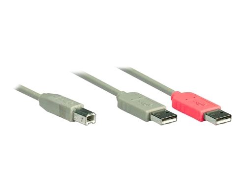 Audio und Video: USB 2.0 Y-Kabel, zur besseren Stromversorgung von
