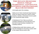 The Online Business Setup, Cheap Marketing, Online Auctions for Handmade Bags Businesses
