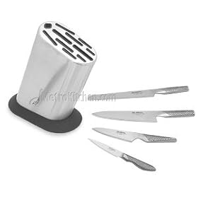 Global 5 Piece Knife Block Set by Asian Knives
