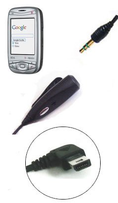 MP3 Player: Mini USB Headset / Kopfh�rer / Musik Adapter f�r T-Mobile Dash