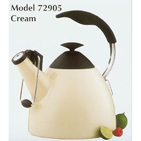 Farberware Millennium Autopour 2-1 2-Quart Teakettle, Cream by Farberware Millennium