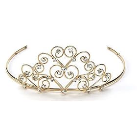 Gold RhinestoneTiara