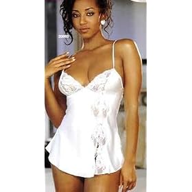 Buy Beautiful Bridal Lingerie – Charmeuse Silk and Lace Baby Doll Set