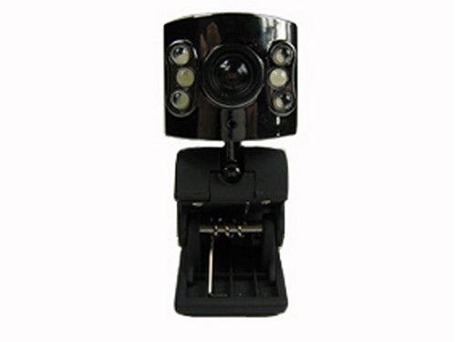 Audio und Video: USB Webcam, Web Cam mit 480k Pixel sowie Mikrofon und 6 LED f�r den Nachtbetrieb