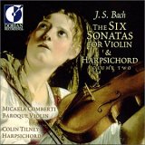J.S. Bach: The Six Sonatas for Violin & Harpsichord, Vol. 2