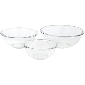 Pyrex Prepware 3-Piece Large Mixing Bowl Set by Bakeware Sets