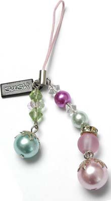 Festplatten: SUSHI Handyschmuck iced pearls SL016
