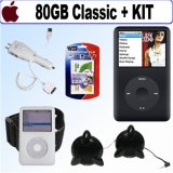 Apple 80 GB iPod classic (Black) + Accessory Kit
