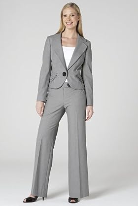 Single Breasted 1 Button Puppytooth Jacket