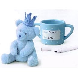 Buy Blue Personalized Baby Mug Gift Set