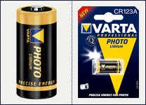 Verst&auml;rker und Receiver: Varta CR123A 3V 1.500mAh Lithium Fotobatterie