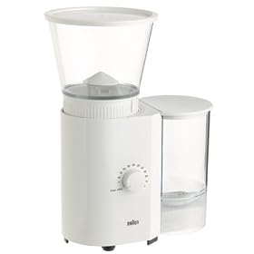 Braun KMM30-WH coffee mill, white. by Coffee Grinders