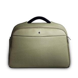 DVD Player: OI Design Laptop-Tasche KN801 G woman, 15 / 15,4 Zoll, Nylon mit Ledergriffe in gr�n