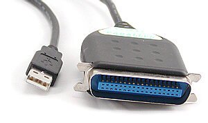 Audio und Video: USB AUF PARALLEL LPT IEEE 1284 ADAPTER F�R DRUCKER, SCANNER: 120 cm