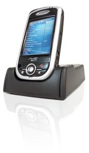 Digitalkameras: Dockingstation Mitac Mio A701 mit Akkuschacht