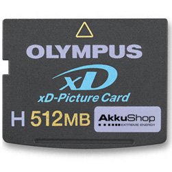 Festplatten: SanDisk 512MB xD Picture Card SD Type H, 512MB xD Picture Card
