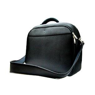 DVD Player: OI Design Laptop-Tasche KN801 B woman, 15 / 15,4 Zoll, Nylon mit Ledergriffe in schwarz