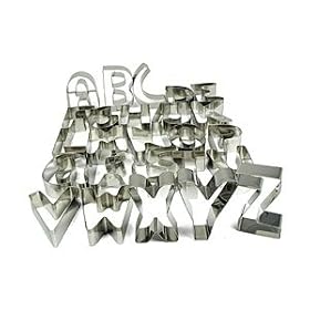 Ateco 6950 Alphabet Cookie Cutter Set 26-pc. by Ateco