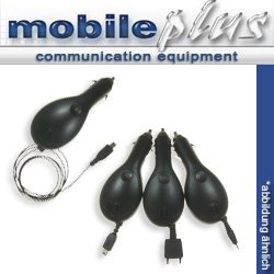 Kompaktanlagen: KFZ Lader Aufrollbar f�r Siemens 55 , 65 , 70, 75 - Retractable Car Charger