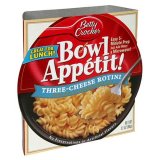 Betty Crocker Bowl Appetit, Three Cheese Rotini, 3.1-Ounce Bowls (Pack of 12)