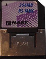Drucker: eMark RS-MMC Card 256MB Reduzed Size MultiMedia Speicherkarte
