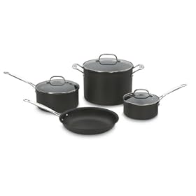 Cuisinart Chef's Classic Nonstick Hard-Anodized 7-Piece Cookware Set by Cuisinart