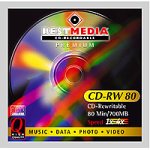 Kamerazubeh&ouml;r: BestMedia CD-RW 700MB Premium CD-Rohlinge 80 Minuten 1-4 x speed Jewelcase (25 St�ck)